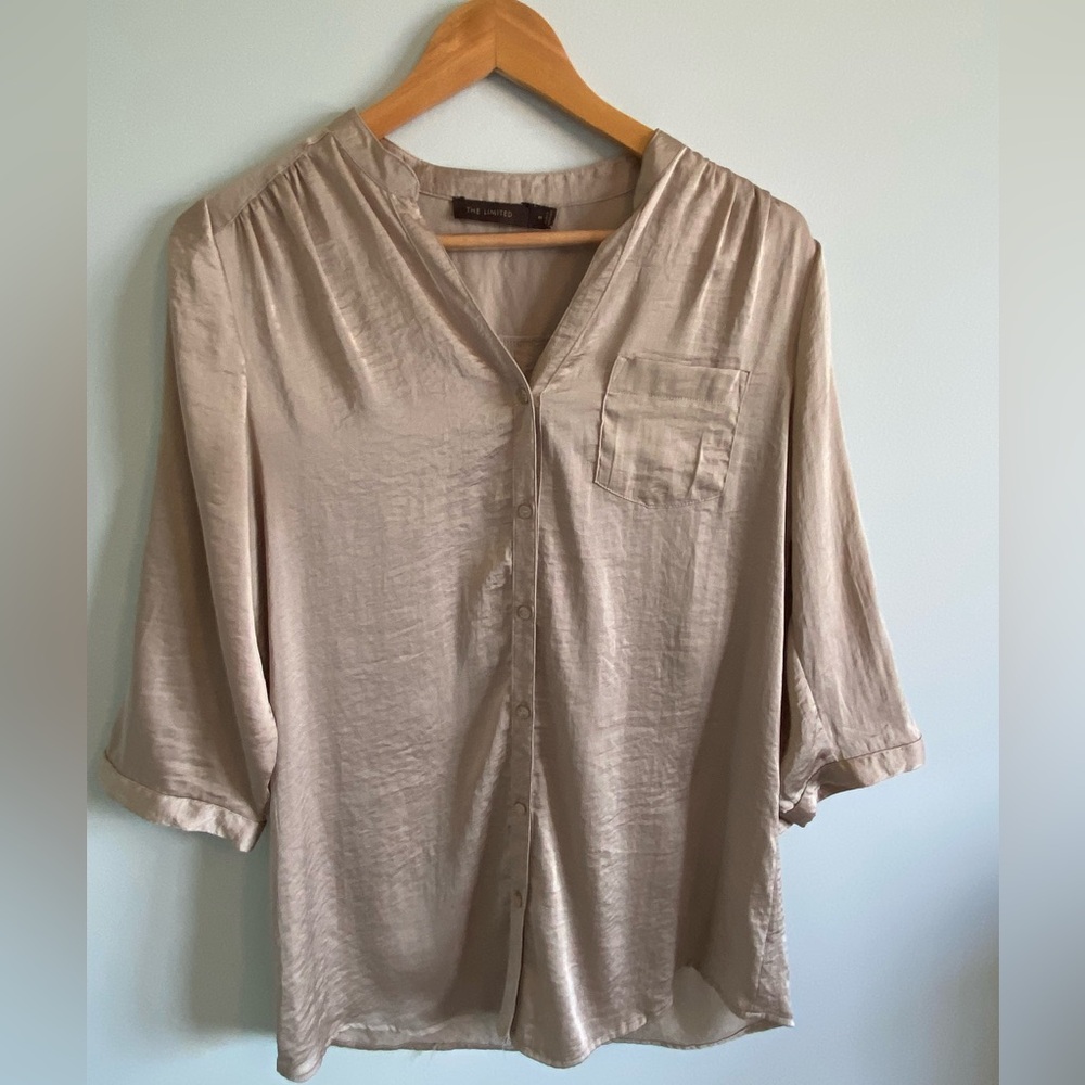 The Limited tunic blouse in old gold size M